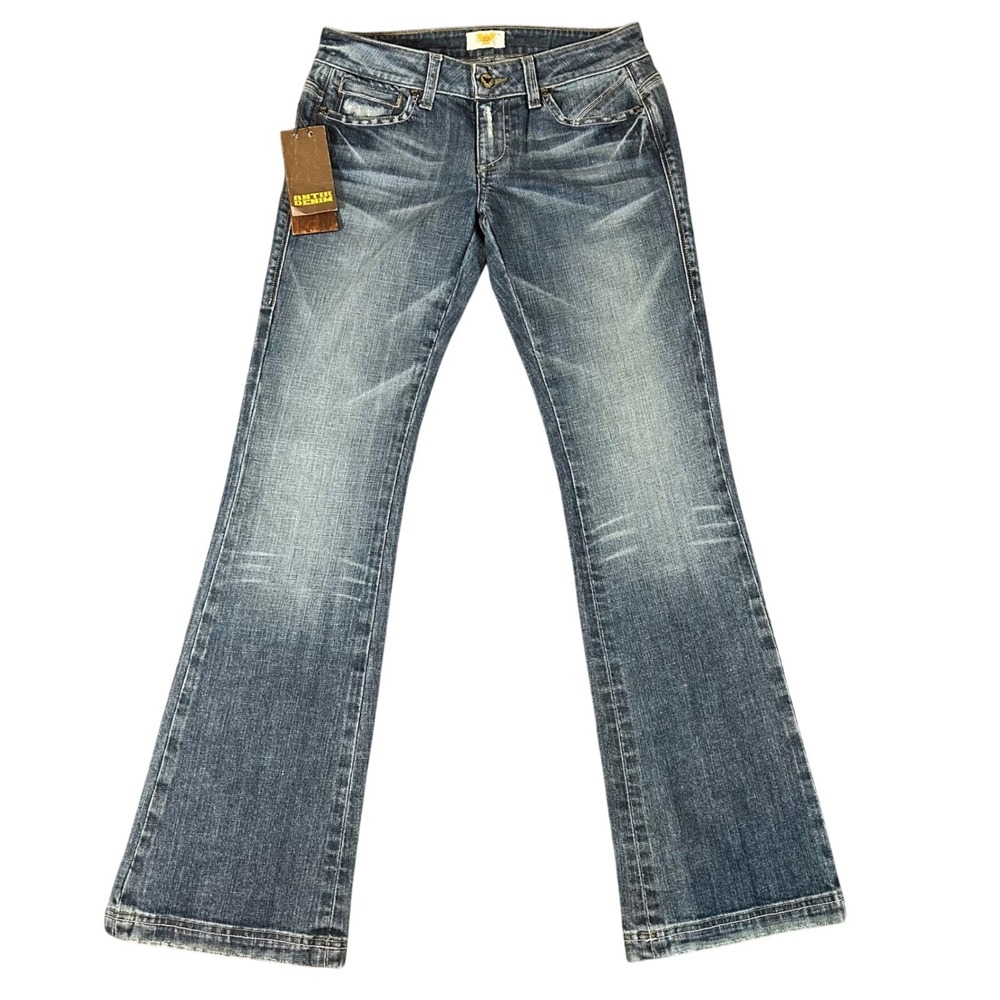 Antik Denim Eva Muestra Womens 27 Fits 31x30 Embroidered Bootcut Jeans‎ NWT Y2K